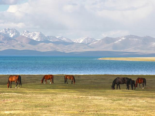 Hike around Son Kul Lake