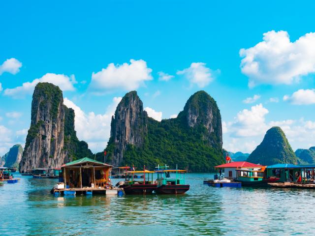 Explore a floating village