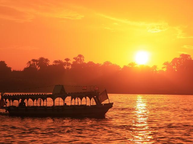 Take a peaceful sunset cruise