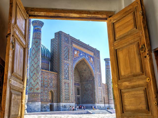Marvel the majesty of the Registan
