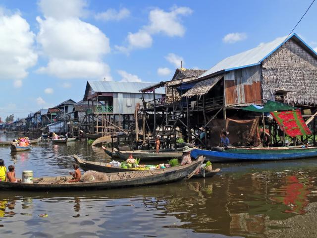 Explore Tonle Sap lake by kayak