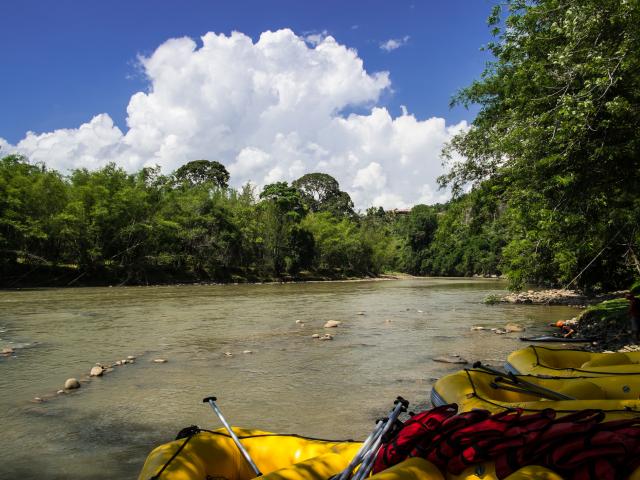 Go white water rafting