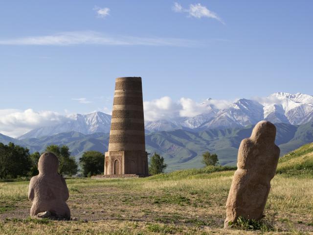 Admire the ancient Burana Tower