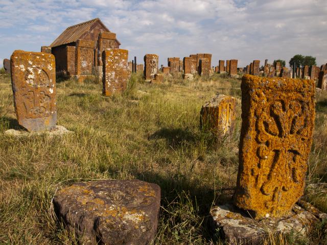 Admire the ancient khachkars