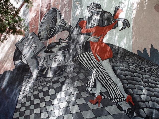 Dine at an evening tango show