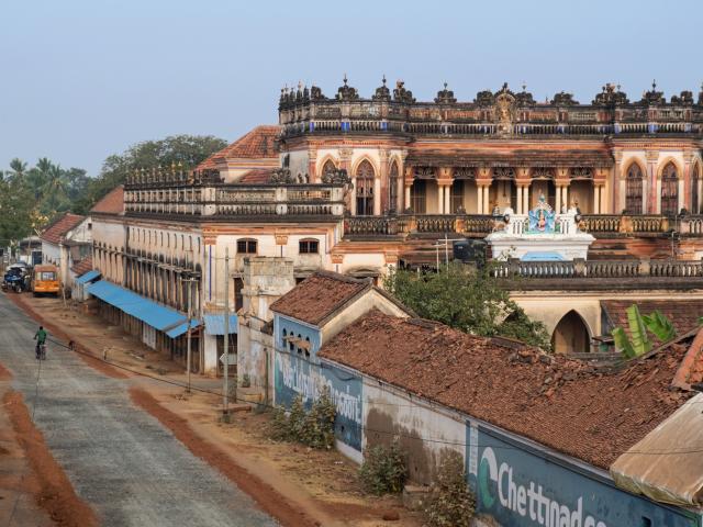 Marvel at the Chettinad mansions