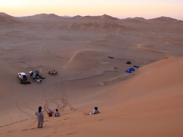 Camp under the stars