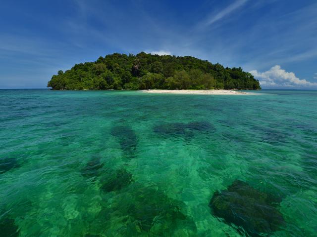 Island hop in a marine conservation area