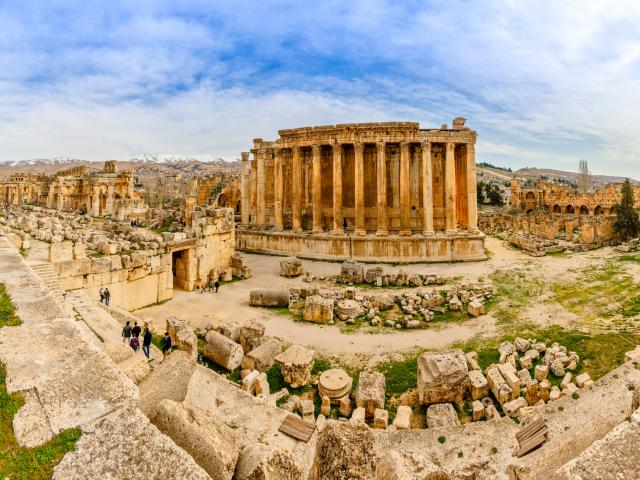 Visit the Roman ruins of Baalbek