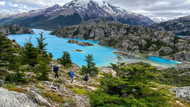 TREK OFF TRACK AT PERITO MORENO NATIONAL PARK