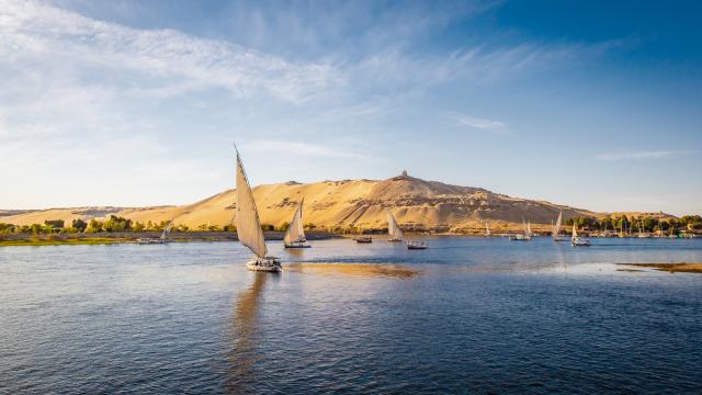 Sail down the Nile by felucca