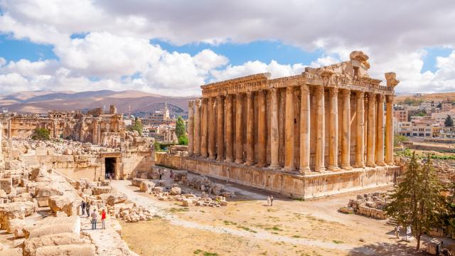 Visit the Roman ruins of Baalbek