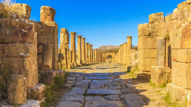 Visit the ruins of Djemila & Tipasa