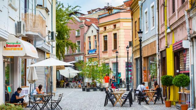 Wander the cobbled streets of Plovdiv