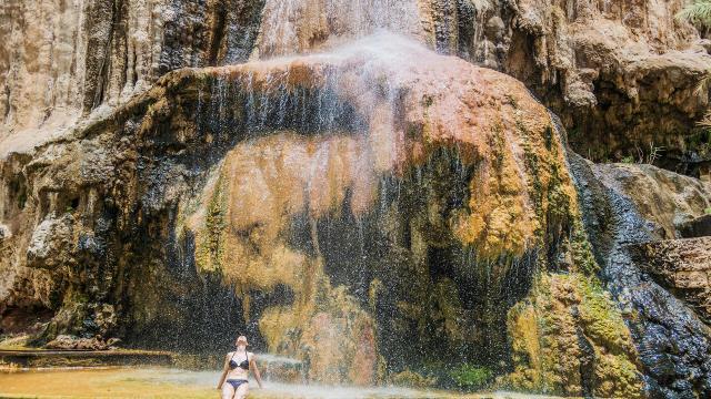 Relax in the Ma'in hot springs