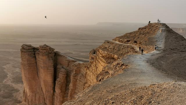 Stand on the edge of the world