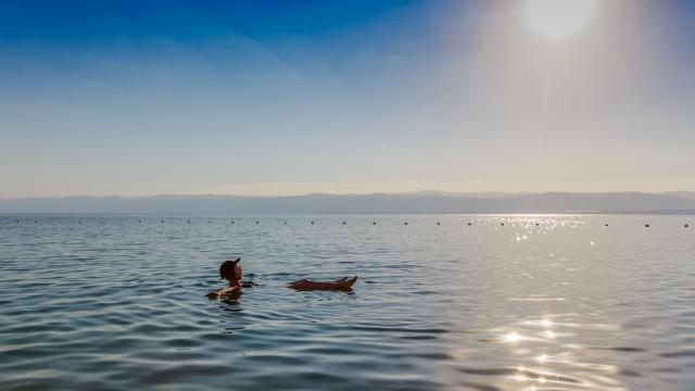 Float in the Dead Sea