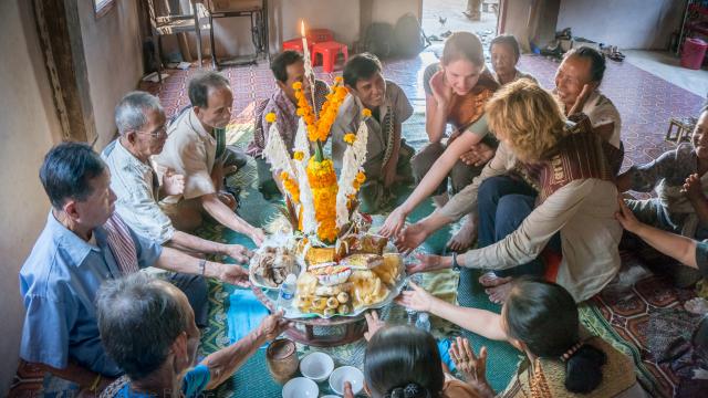 Receive a blessing from the elders