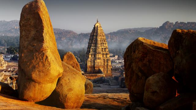 Get lost in Hampi's ancient ruins