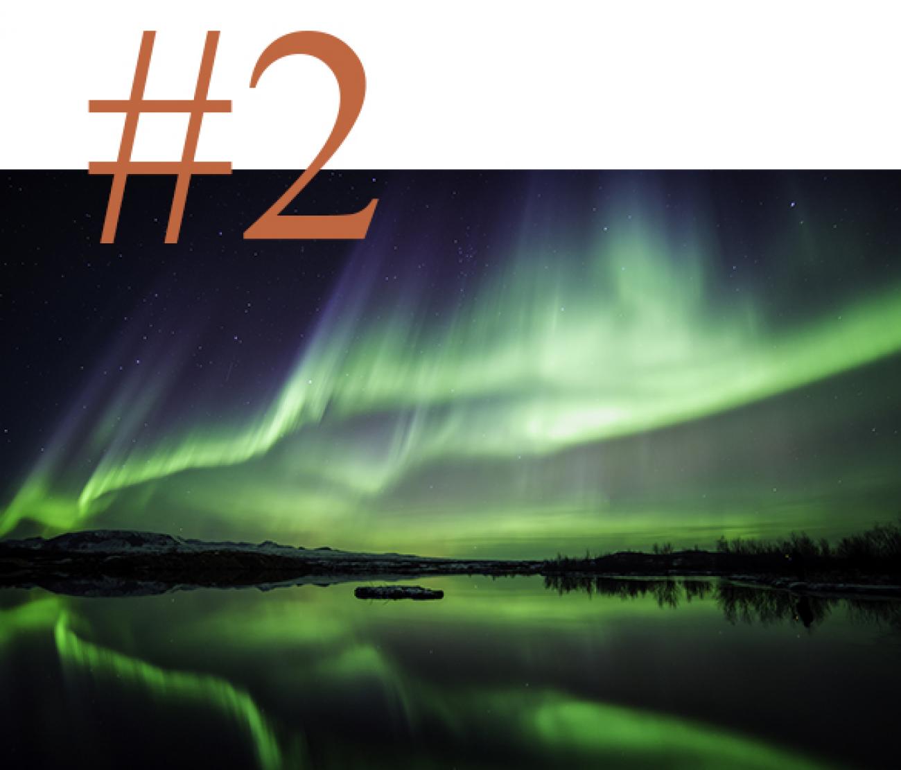 March is a great time to see the northern light in Iceland