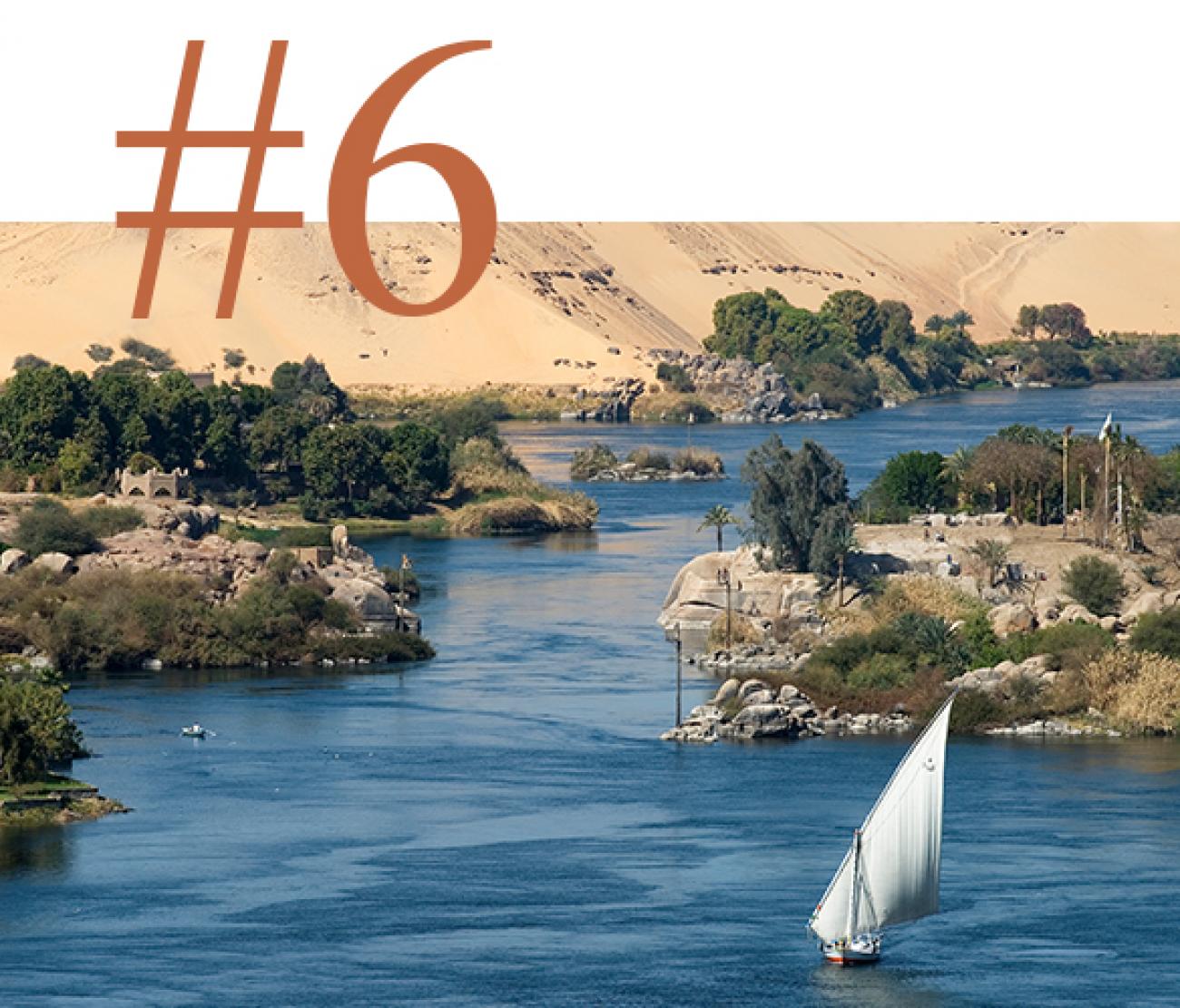 January is the perfect time to cruise down the Nile in Egypt