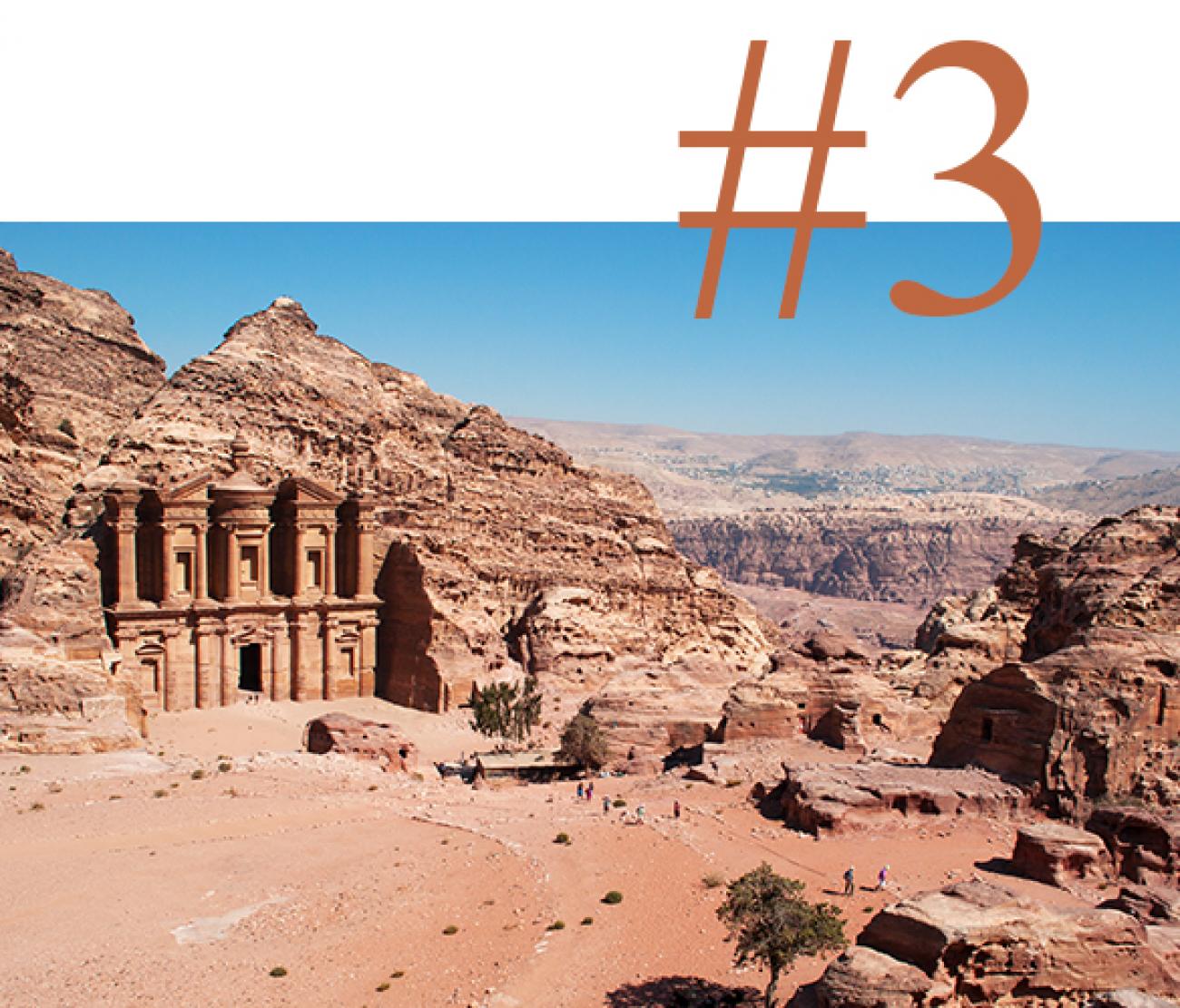 Petra, Jordan in March is cooler and less crowded