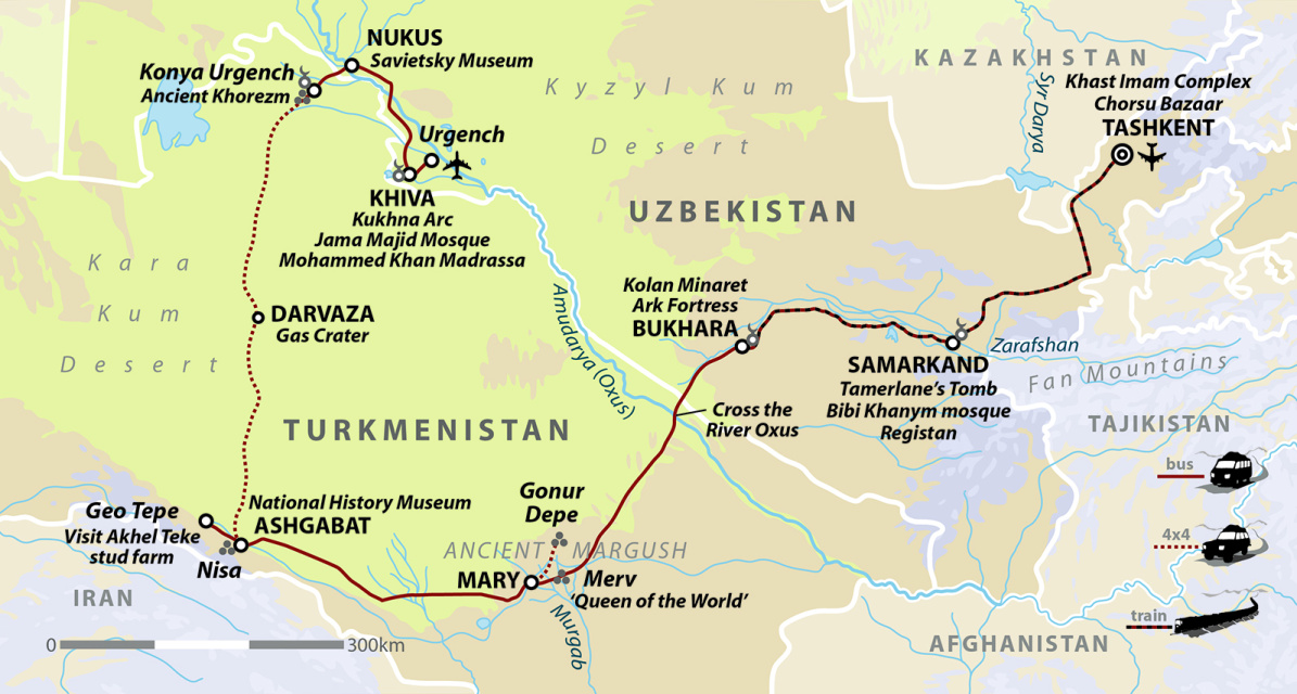 Uzbekistan & Turkmenistan: Cities of the Silk Road